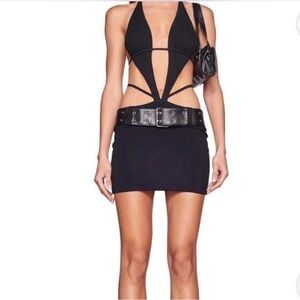I.AM.GIA Luira Black Mini Dress